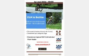 Championnat AURA CLM - La Bathie