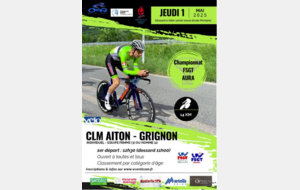 Championnat cycliste Aura du Contre-la-Montre à Aiton