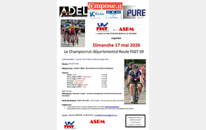 Championnat Départemental Route FSGT 69