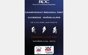 Championnat. Régional - Route AURA - Bussières (Loire)