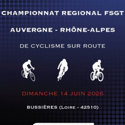 Championnat. Régional - Route AURA - Bussières (Loire)